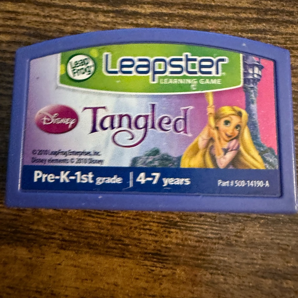 Leapster Disney Tangled Learning Game - Purple